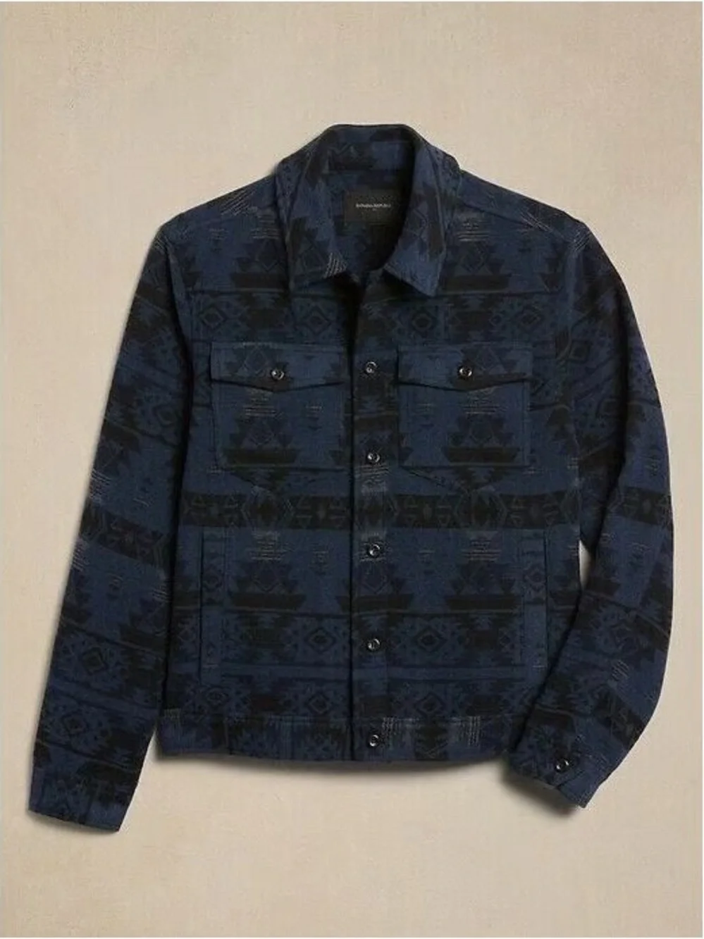 BANANA REPUBLIC - Maverick Patterned Trucker Jacket - Men’s 2XL